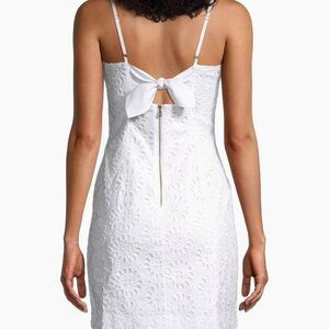 Reduced ❤️Navy Blue Lily Pulitzer Shell Eyelet Dress 10 new w tag gold detail.